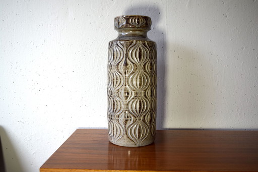 Vintage Ceramic Vase By Scheurich 1960 West Germany 