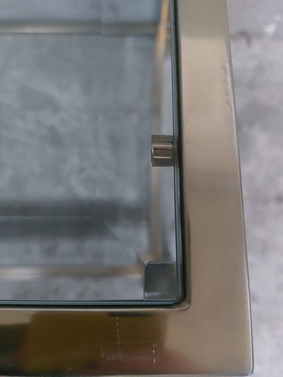 Image 1 of Goldener Hollywood Regency Couchtisch von Linea Bellini