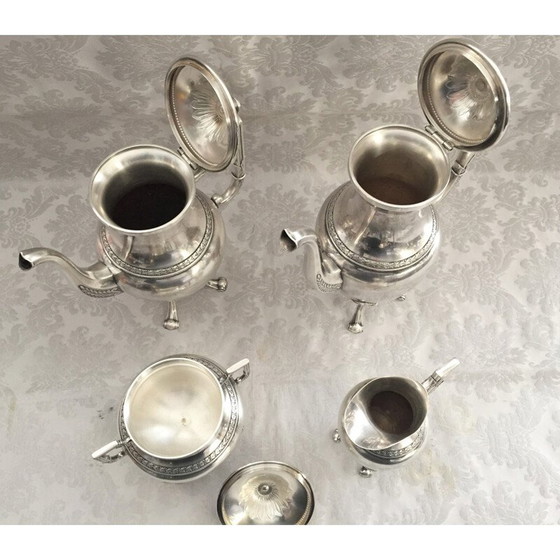 Image 1 of Vintage versilbertes Teeservice, Deutschland 1910