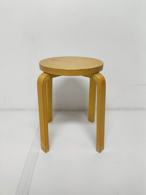 Image 1 of Vintage Ikea Frosta Hocker aus Sperrholz