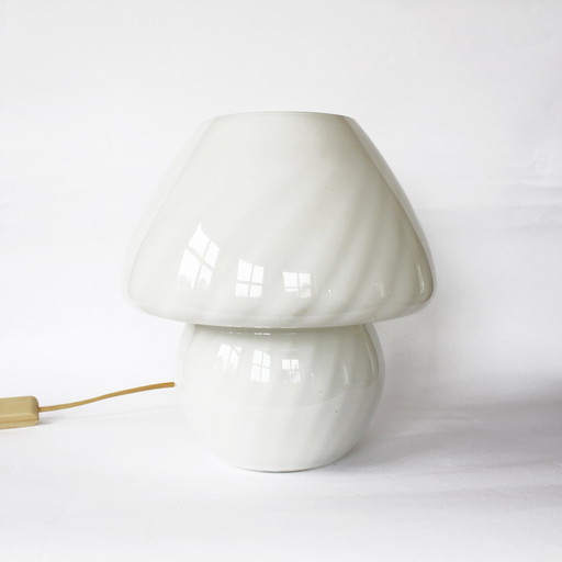 Vintage Mushroom Swirl Glas Lampe