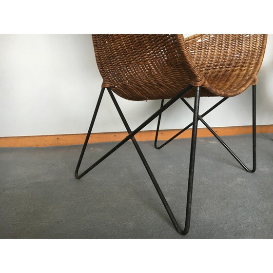 Image 1 of Paar Vintage-Sessel von Raoul Guys, 1950