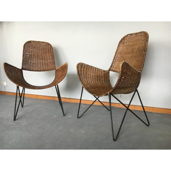 Image 1 of Paar Vintage-Sessel von Raoul Guys, 1950
