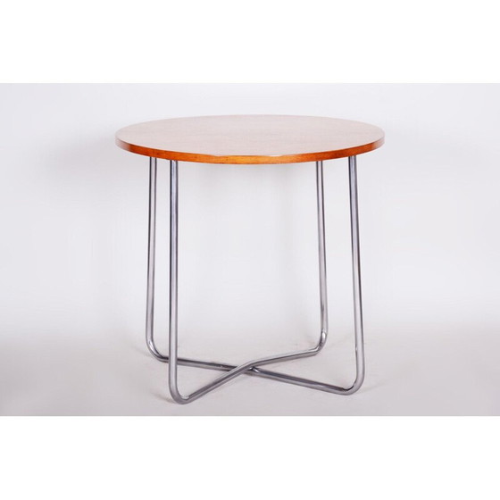 Image 1 of Alter runder Bauhaus-Tisch von Vichr und Co, 1930