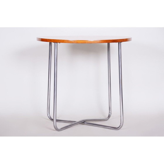 Image 1 of Alter runder Bauhaus-Tisch von Vichr und Co, 1930