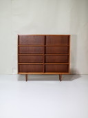 Poul Hundevad Bücherregal Teak Dänisch 1960S