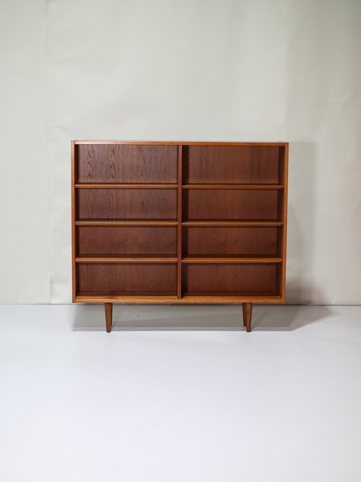 Poul Hundevad Bücherregal Teak Dänisch 1960S