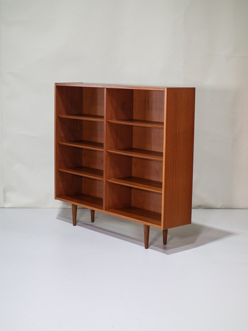 Poul Hundevad Bücherregal Teak Dänisch 1960S