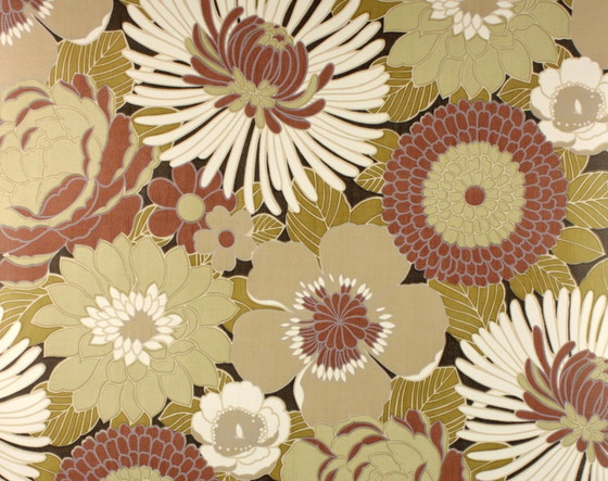 Image 1 of 6721 Vintage Groovy 70s Blumentapete