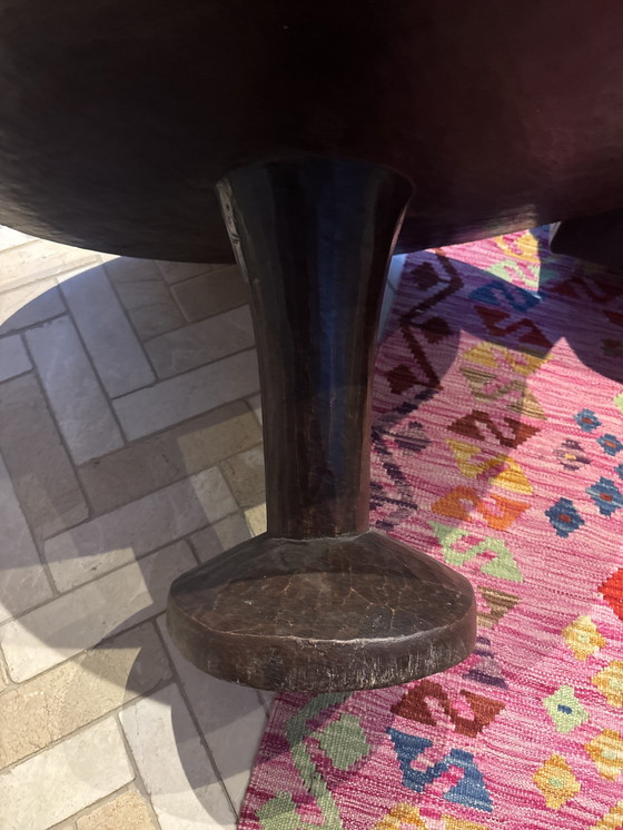 Image 1 of Oromo Antike äthiopische Couchtisch aus 1 Stück Holz
