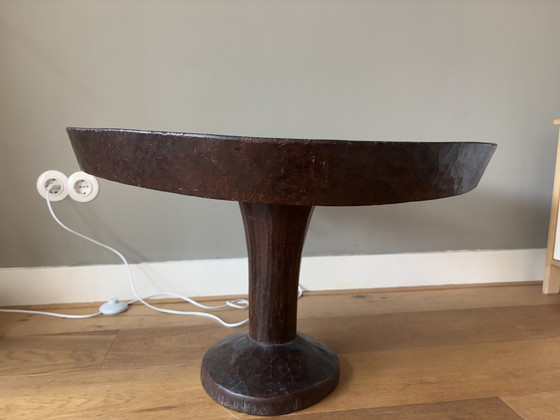 Image 1 of Oromo Antike äthiopische Couchtisch aus 1 Stück Holz