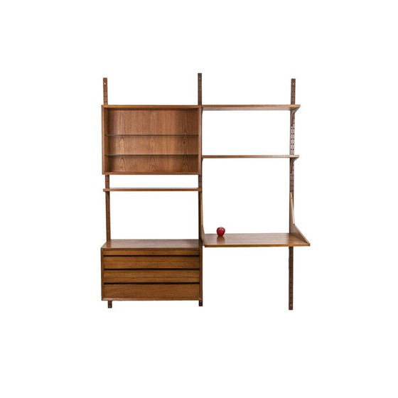 Image 1 of Royal System" Vintage-Bücherregal aus Teakholz von Poul Cadovius für Cado, Dänemark 1960
