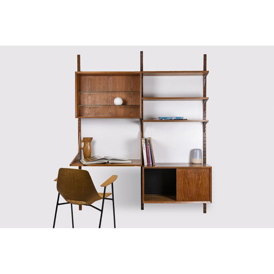 Image 1 of Royal System" Vintage-Bücherregal aus Teakholz von Poul Cadovius für Cado, Dänemark 1960