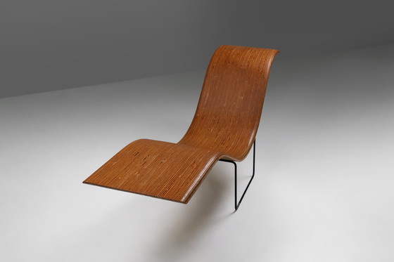 Image 1 of Mid-Century Stack-Laminated Lounge Chair von Tiller Lesser, Deutschland, 1990S