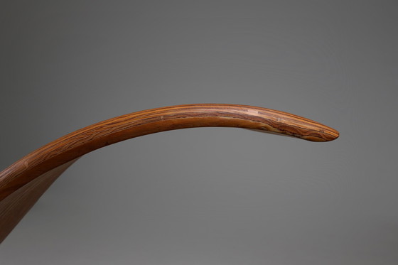 Image 1 of Mid-Century Stack-Laminated Lounge Chair von Tiller Lesser, Deutschland, 1990S