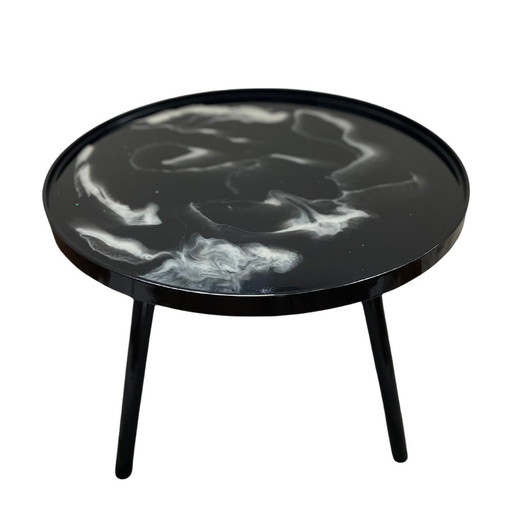 Art By Screamer Marmor Look Epoxy Couchtisch