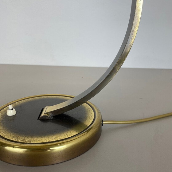 Image 1 of Vintage 6751 Schreibtischlampe aus flexiblem Messing von Christian Dell für Kaiser Idell, Deutschland 1950er Jahre