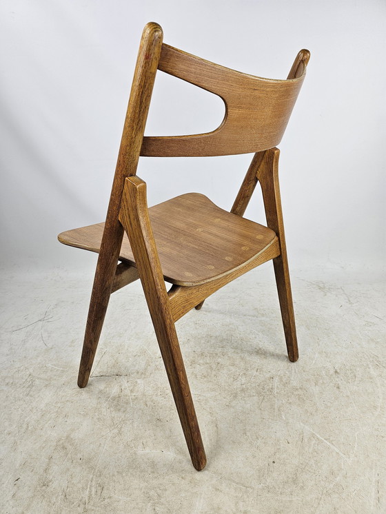 Image 1 of 4 Sawbuck Stühle Hans Wegner Ch29 Dänisch Mid Century