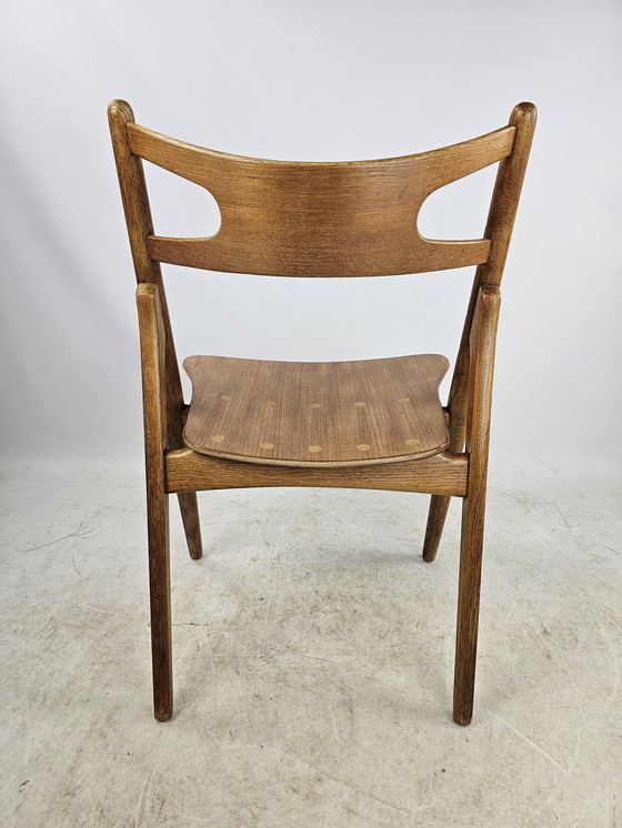 Image 1 of 4 Sawbuck Stühle Hans Wegner Ch29 Dänisch Mid Century