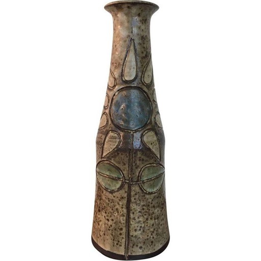 Vintage Keramikvase von Hannie Mein, Holland 1970