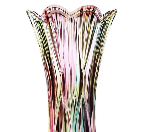 Image 1 of Bunte Vase Kristallglas