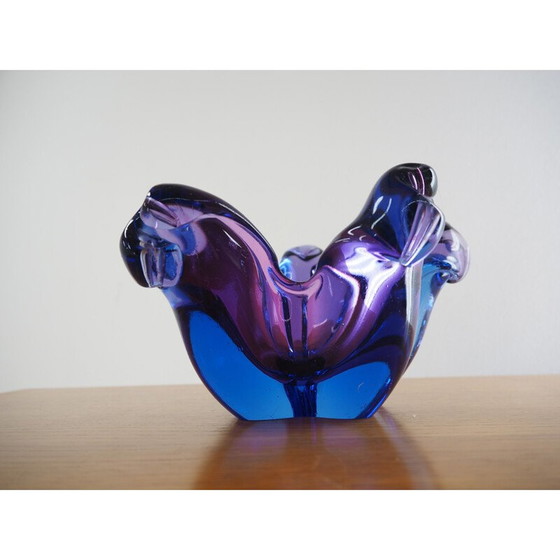 Image 1 of Alte Glasschale, Tschechoslowakei 1950