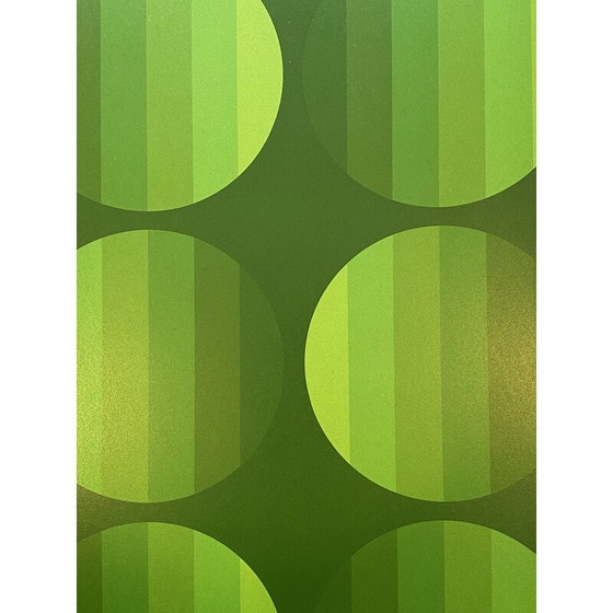 Image 1 of Klassische Fotolithografie "Hommage an Vasarely" von Jim Bird, 1970