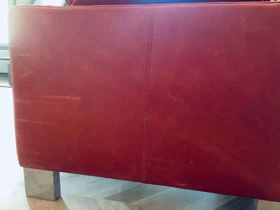 Image 1 of Sessel Topform aus rotem Leder Panhard