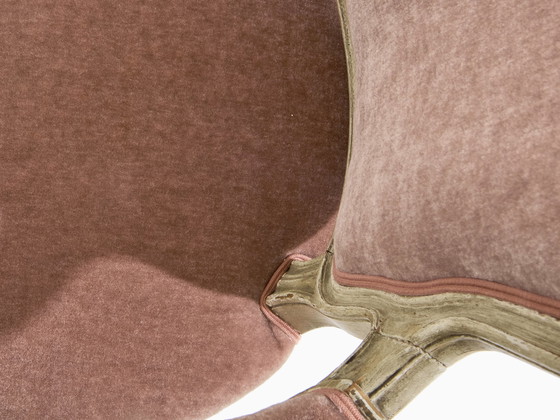 Image 1 of Paar gestempelte Maison Jansen Louis XV Neoklassische Sessel 1940er Jahre