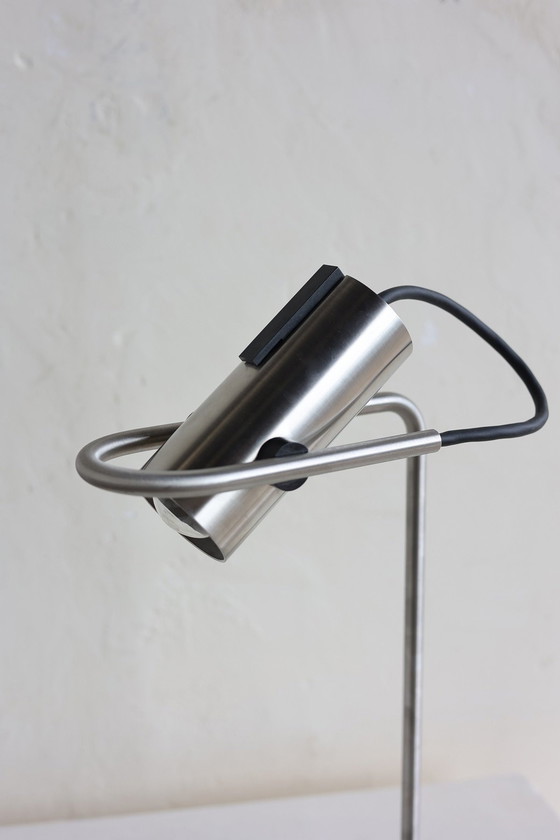 Image 1 of Außergewöhnliche minimalistische Mid Century Tischlampe, 60S, Italien, Raumzeitalter, Sputnik
