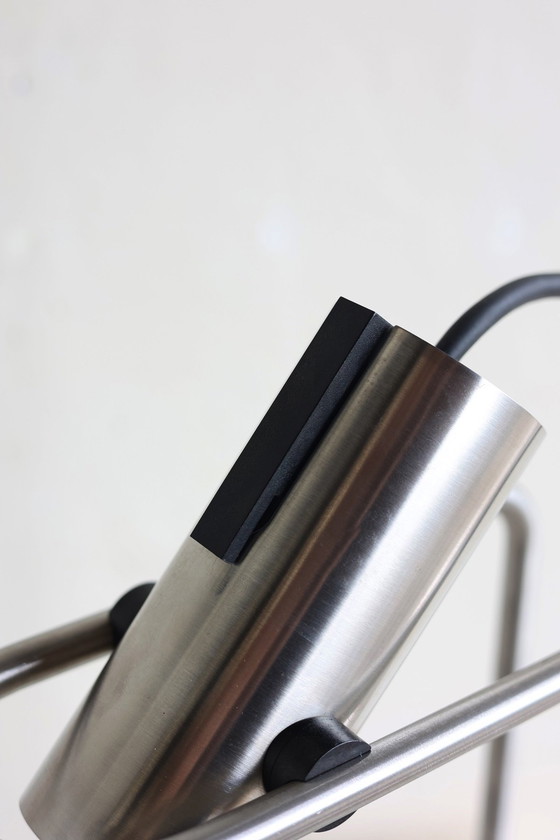 Image 1 of Außergewöhnliche minimalistische Mid Century Tischlampe, 60S, Italien, Raumzeitalter, Sputnik