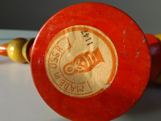 Image 1 of Vintage Holz Figur Stapeln Hahn