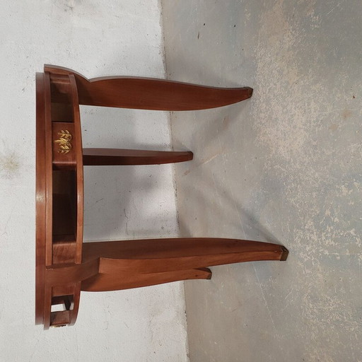 Vintage Art deco Tisch von Jules Leleu, 1930-1940er Jahre