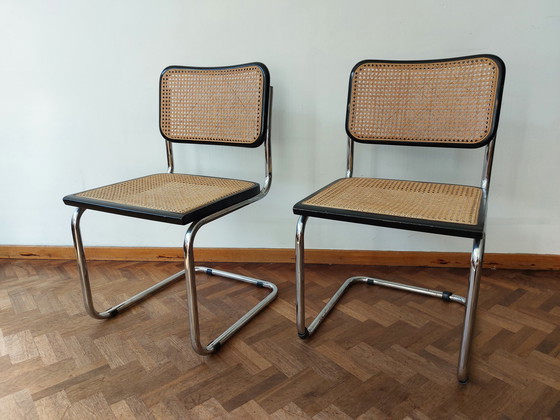 Image 1 of 2x Marcel Breuer Cesca-Stühle