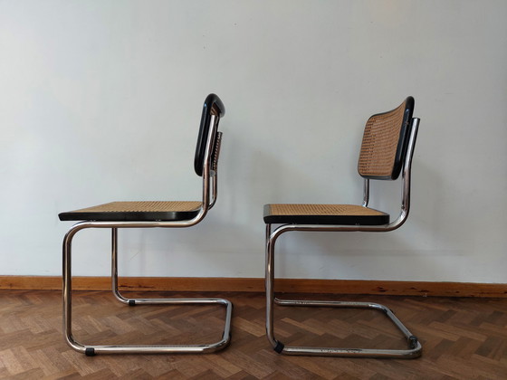 Image 1 of 2x Marcel Breuer Cesca-Stühle