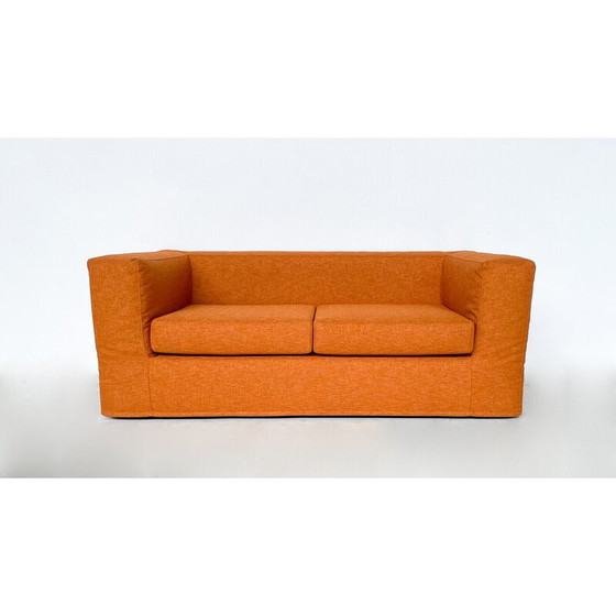 Image 1 of Orangefarbenes Vintage-Wohnzimmer-Set, Italien 1970