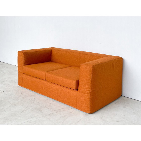 Image 1 of Orangefarbenes Vintage-Wohnzimmer-Set, Italien 1970