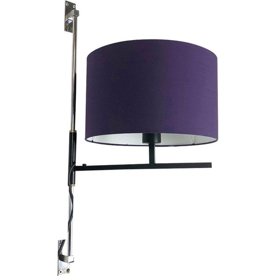 Image 1 of Minimalistische verstellbare Wandlampe aus Metall, Deutschland 1960