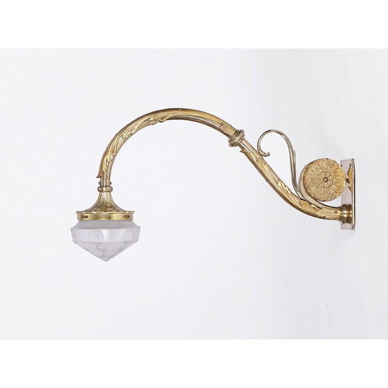Image 1 of Alte feuervergoldete Wandlampe, 1900er Jahre
