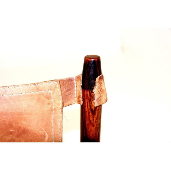 Image 1 of Paar Vintage-Sessel "Sirocco" aus Palisander und Leder von Arne Norell, 1960