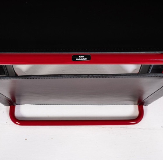 Image 1 of Knoll Wassily B3 Rot Matt-Neu-Ungebraucht Serie 2024 In Schwarz Leder Von Marcel Breuer