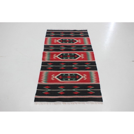 Image 1 of Kelim-Teppich aus Wolle, Tschechoslowakei 1950