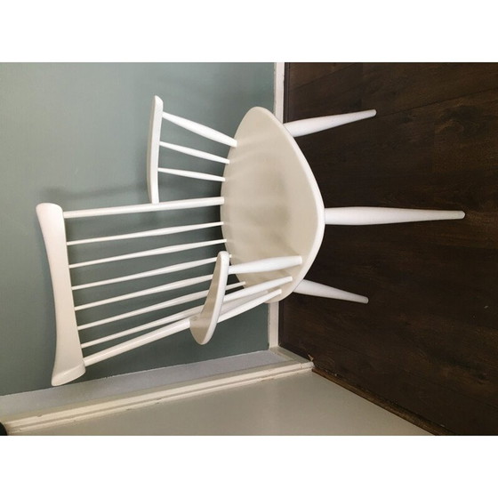 Image 1 of Paar Vintage-Sessel mit weißen Stämmen, 1950