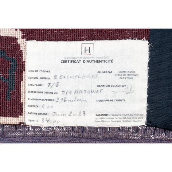 Image 1 of Handgewebter Vintage-Wandteppich, 2023