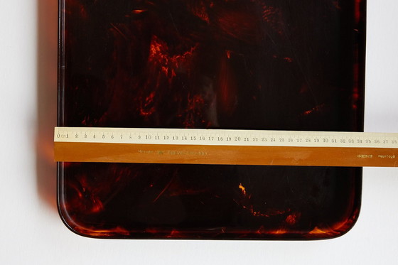 Image 1 of Faux Schildpatt Serviertablett 1960