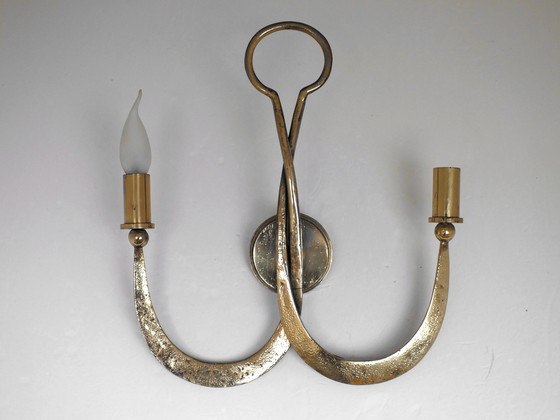 Image 1 of Ciani Florenz Atelier Produktion zugeschrieben Jahre 80' Stilvolle Leuchte in Messing & Bronze