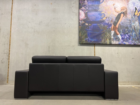 Image 1 of Rolf Benz 2er Sofa braunes Leder