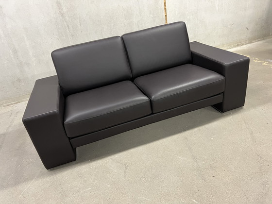 Image 1 of Rolf Benz 2er Sofa braunes Leder