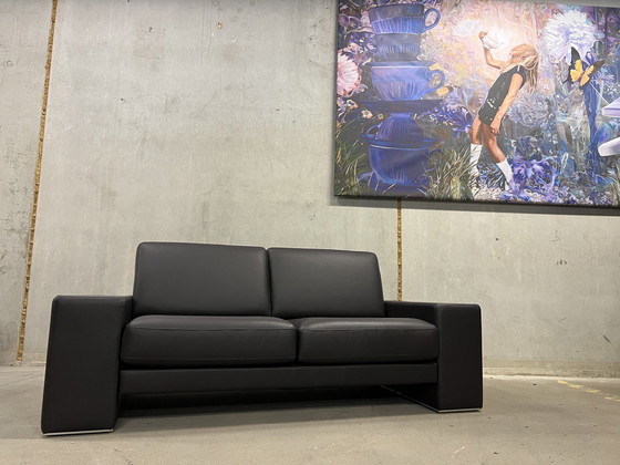 Image 1 of Rolf Benz 2er Sofa braunes Leder