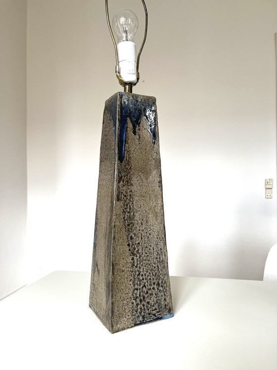 Image 1 of Xxl Unique Dänische Tisch /Bodenlampe /Lampenfuß Stoneware Kreramik Vintage